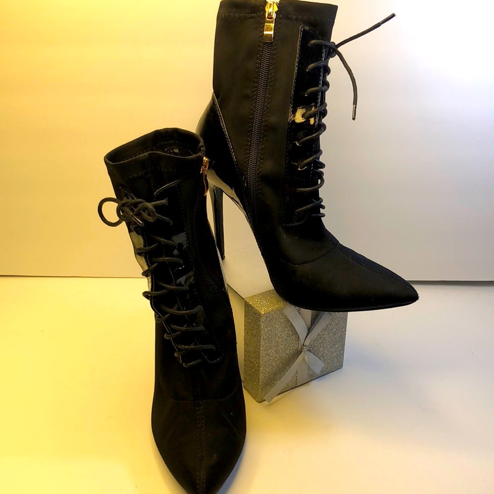 So Me Black ankle Boots